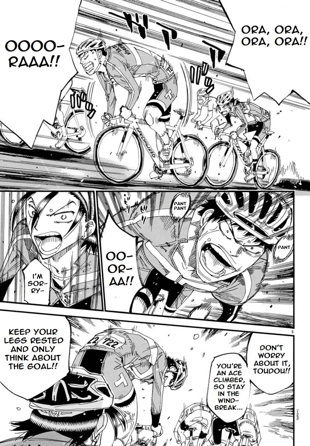 Page 5 Chapter 117 Yowamushi Pedal - Spare Bike