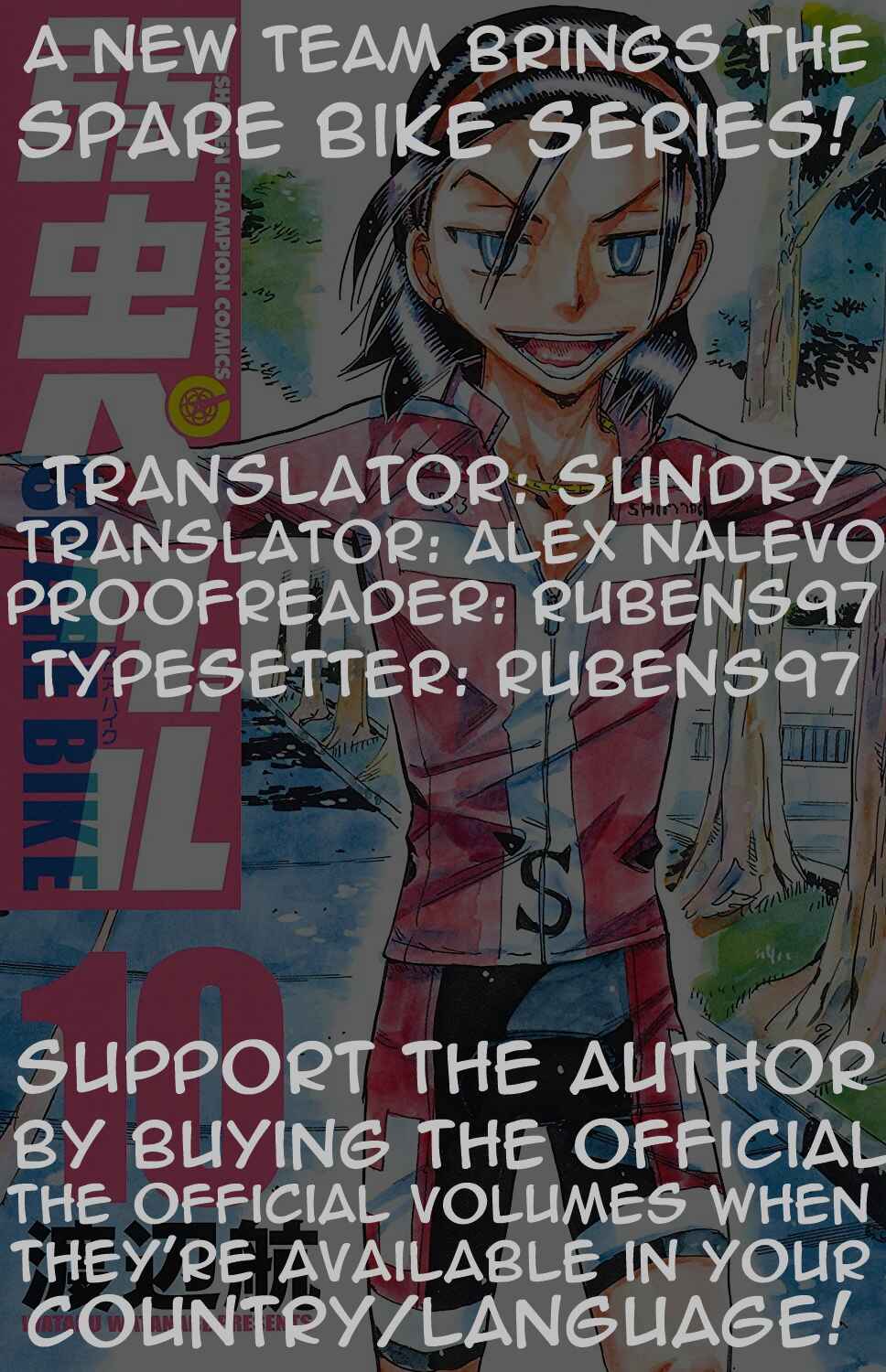 Page 1 Chapter 103 Yowamushi Pedal - Spare Bike