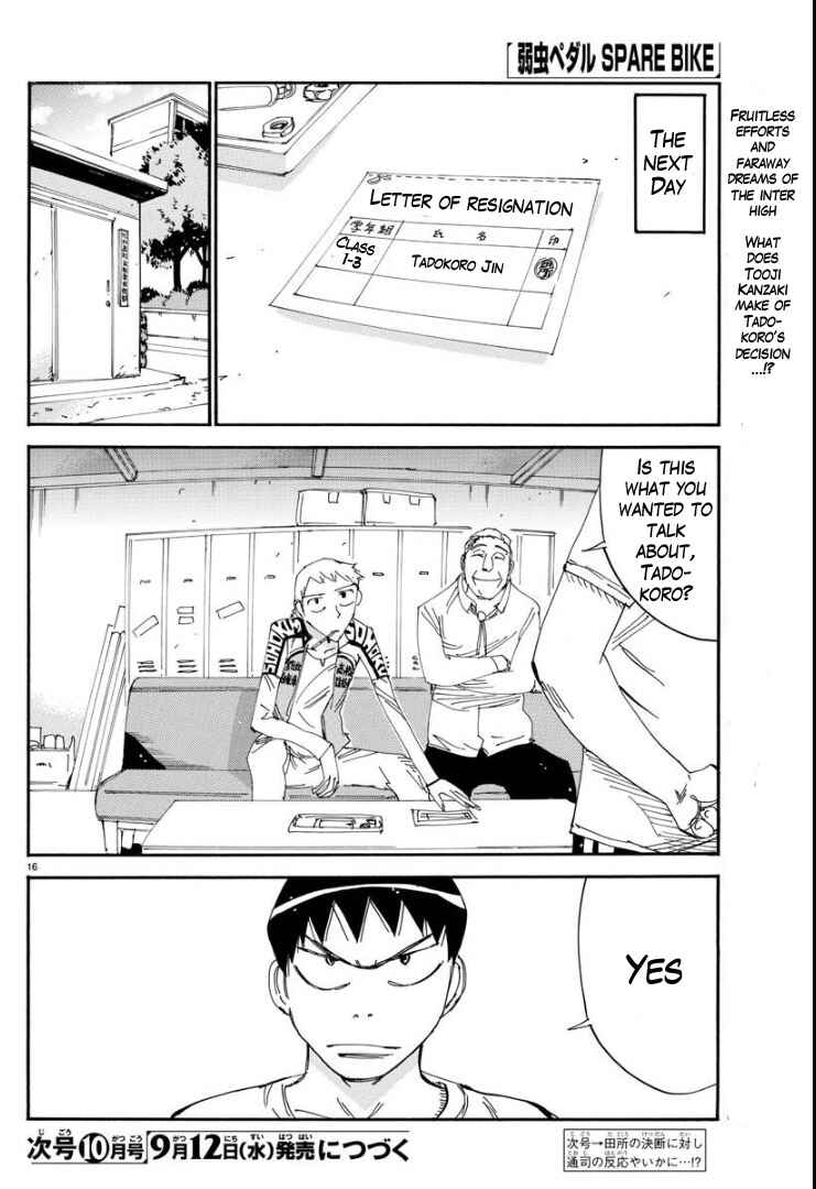 Page 17 Chapter 62 Yowamushi Pedal - Spare Bike