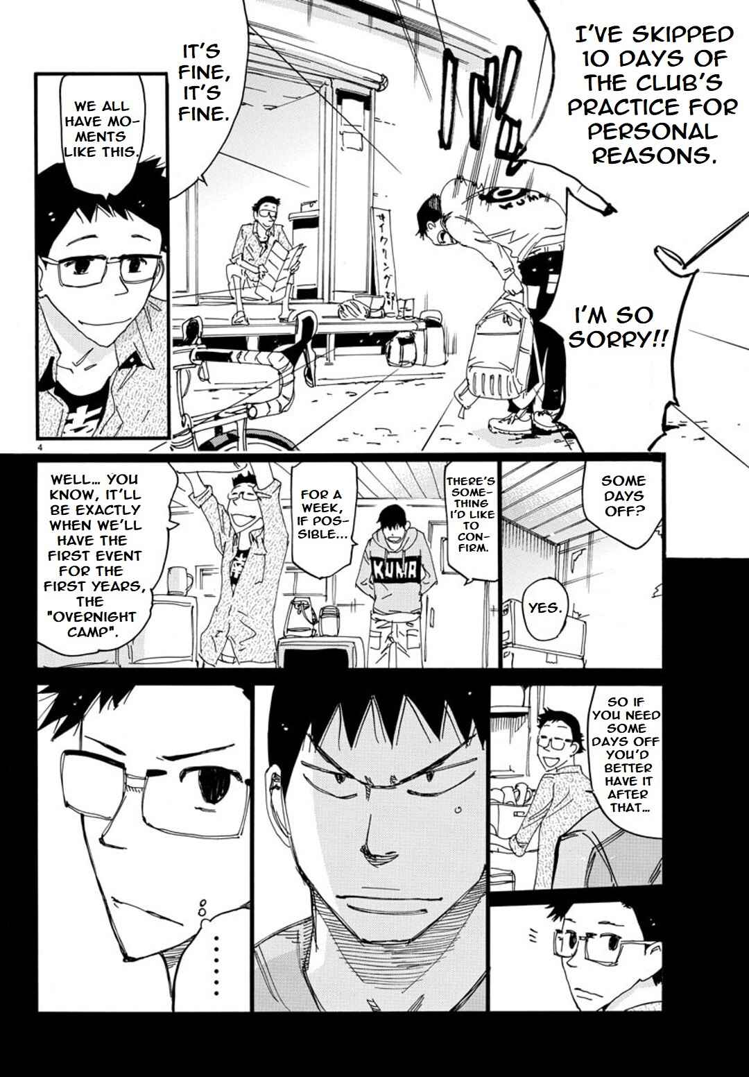 Page 4 Chapter 101 Yowamushi Pedal - Spare Bike