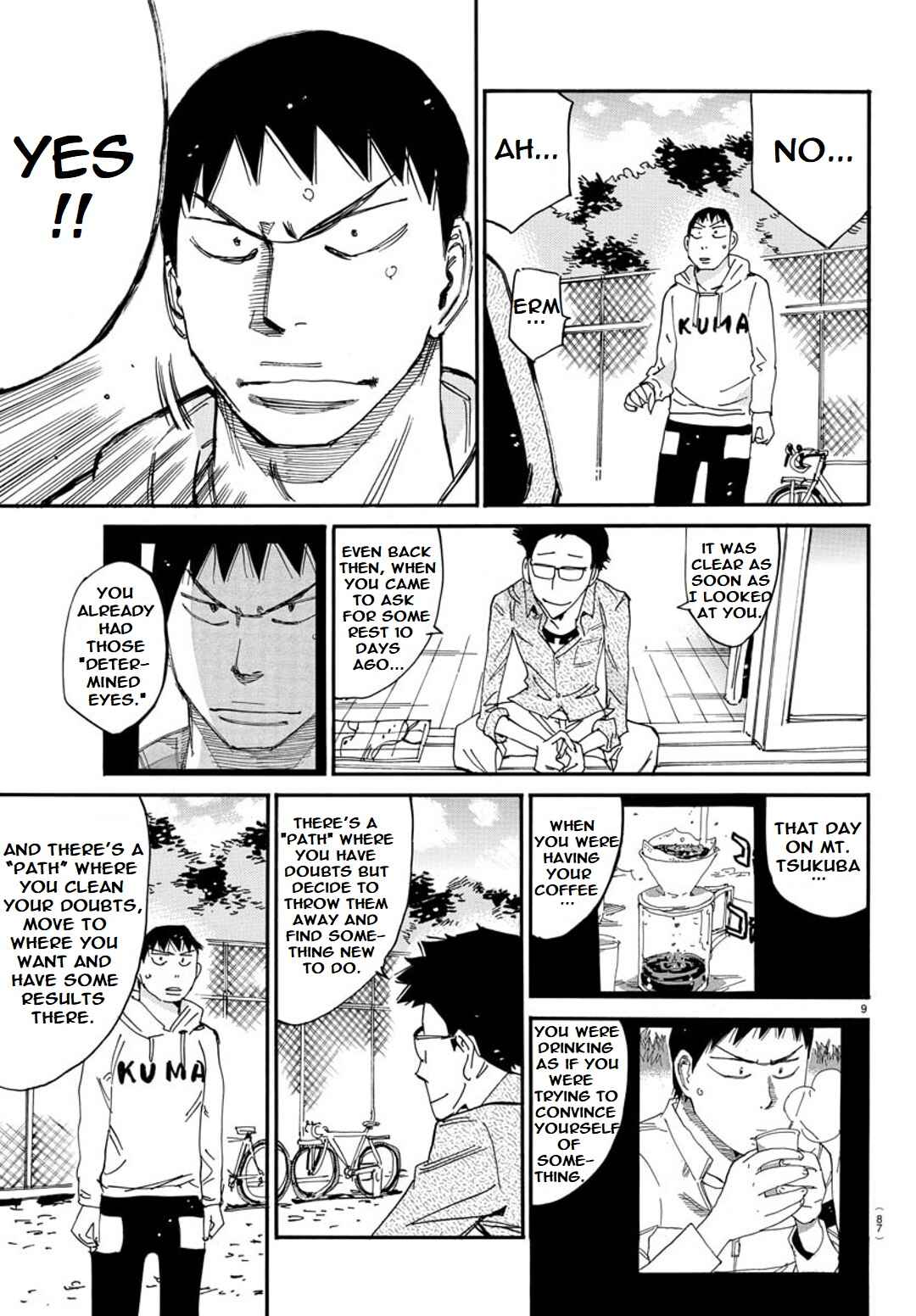 Page 9 Chapter 101 Yowamushi Pedal - Spare Bike