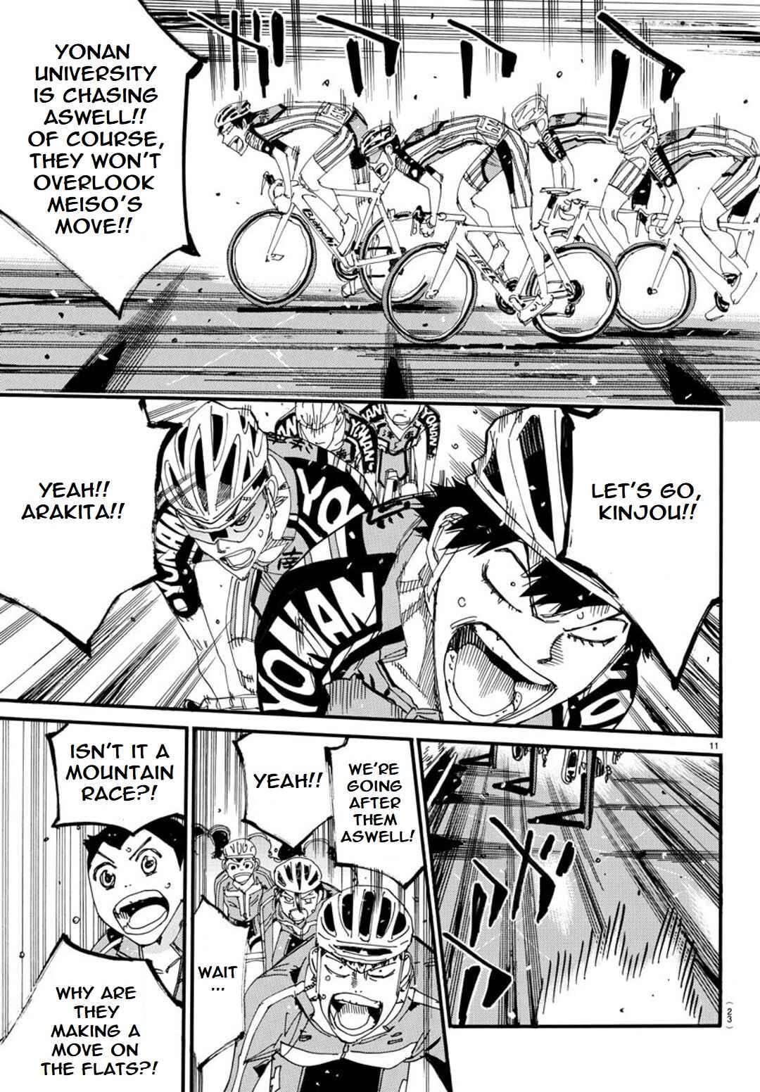 Page 11 Chapter 116 Yowamushi Pedal - Spare Bike