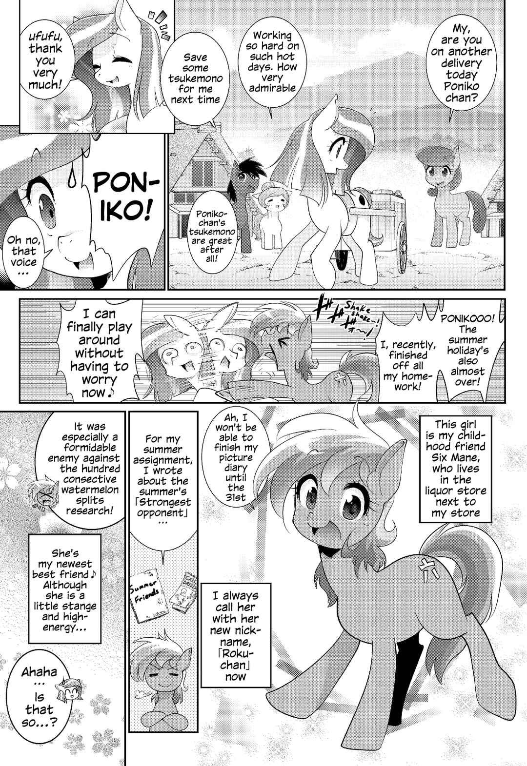 Page 7 Chapter 1 My Little Pony - PaPiPuPe Poniko! (Doujinshi)
