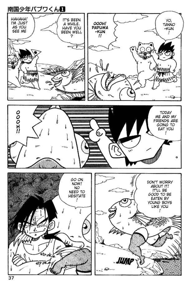 Page 15 Chapter 2 Nangoku Shounen Papuwa-kun