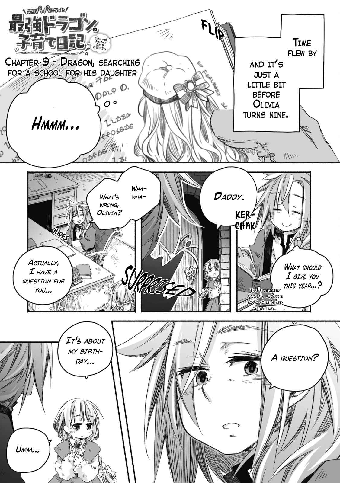 Page 2 Chapter 9 Dragon Daddy Diaries: A Girl Grows to Greatness