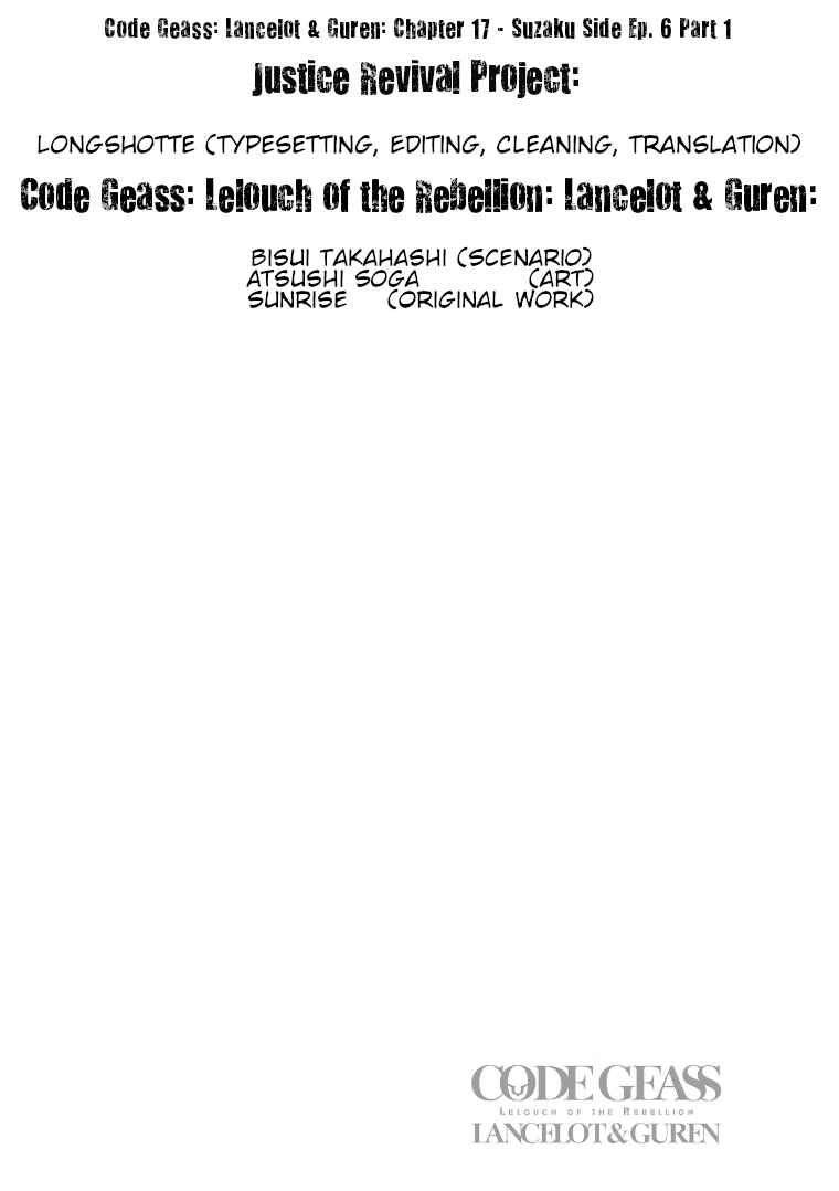 Page 24 Chapter 17 Code Geass: Lelouch of the Rebellion: Lancelot & Guren