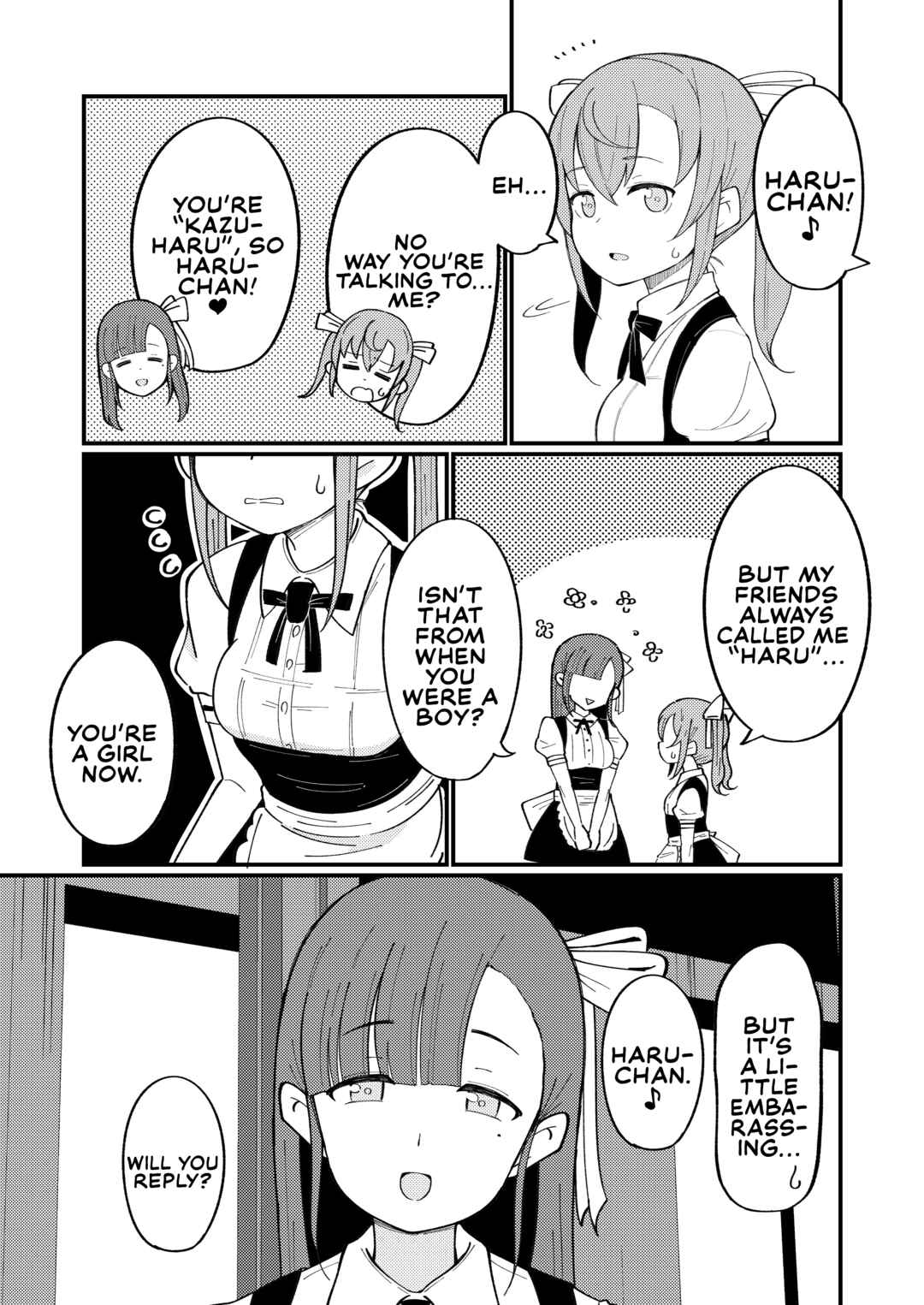 Page 1 Chapter 4 TS Boys With Unexpectedly Beautiful Girl Moves.