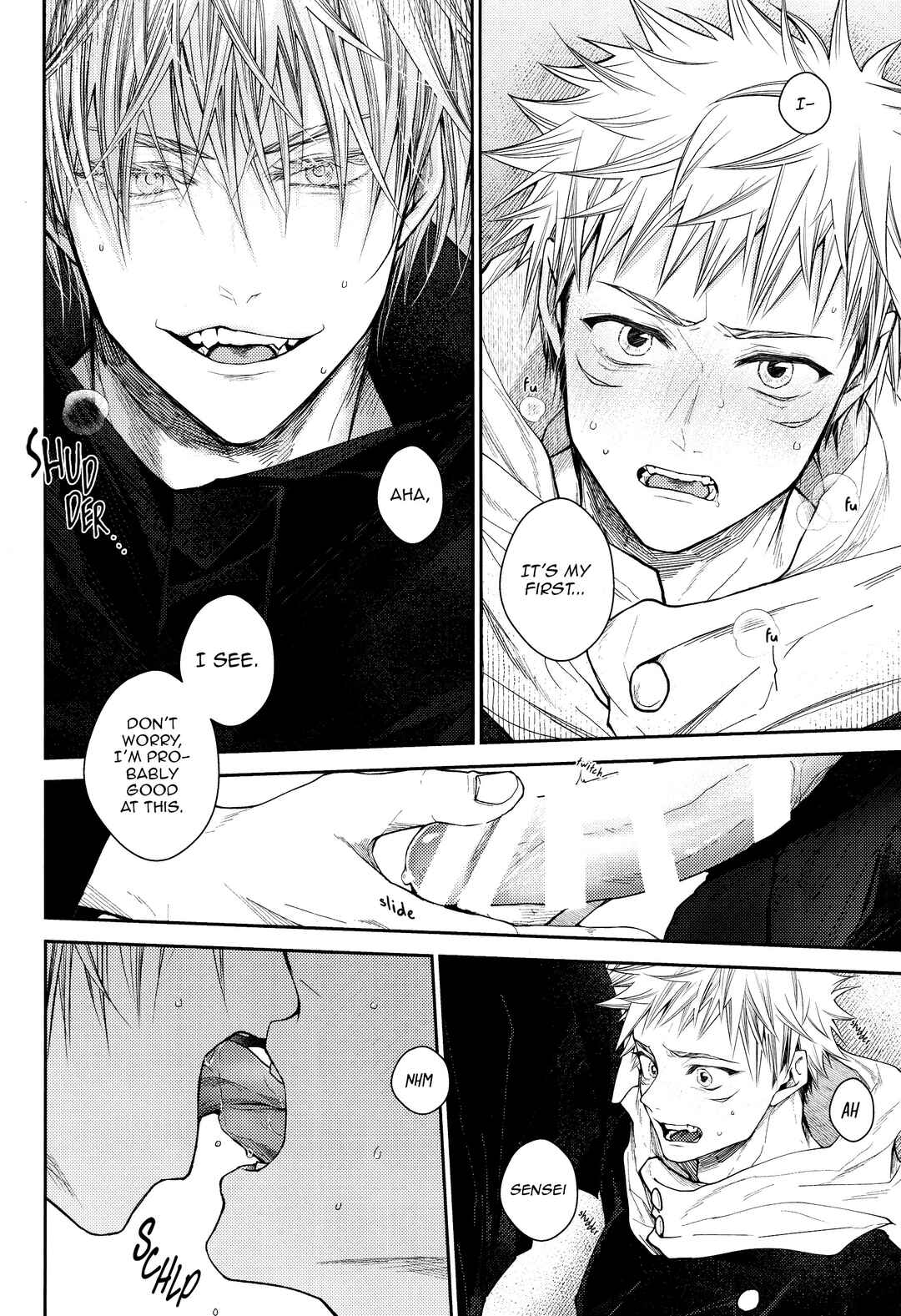 Page 17 Chapter Unknown_0a6a Jujutsu Kaisen - Kiss Me Tender Plus!! (Doujinshi)