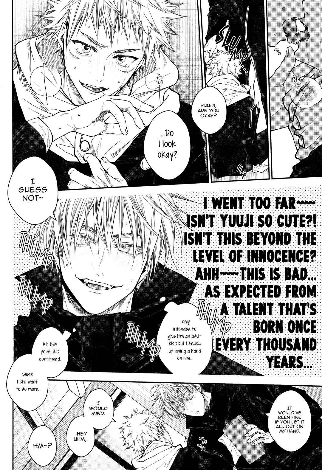 Page 21 Chapter Unknown_0a6a Jujutsu Kaisen - Kiss Me Tender Plus!! (Doujinshi)