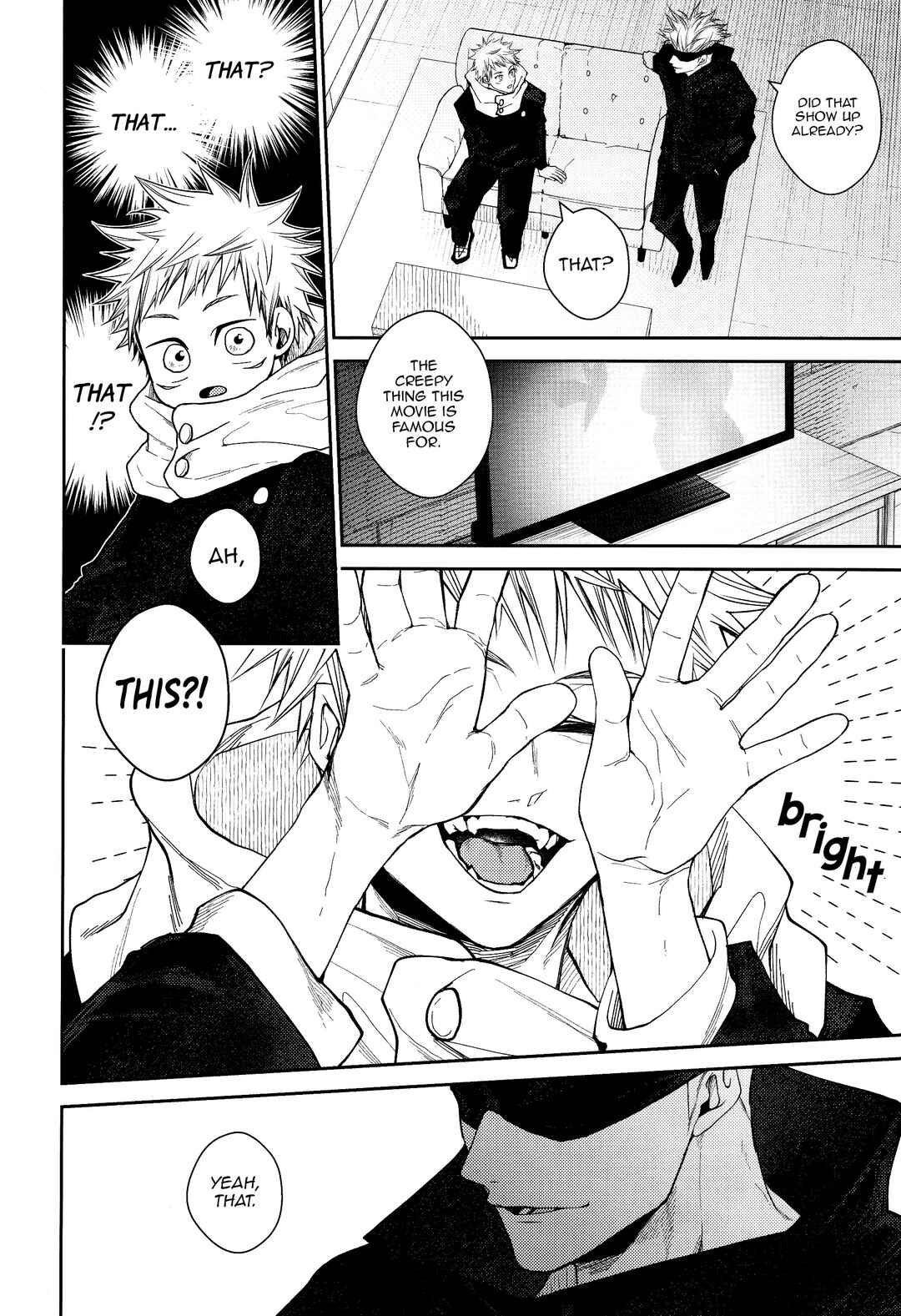 Page 3 Chapter Unknown_0a6a Jujutsu Kaisen - Kiss Me Tender Plus!! (Doujinshi)