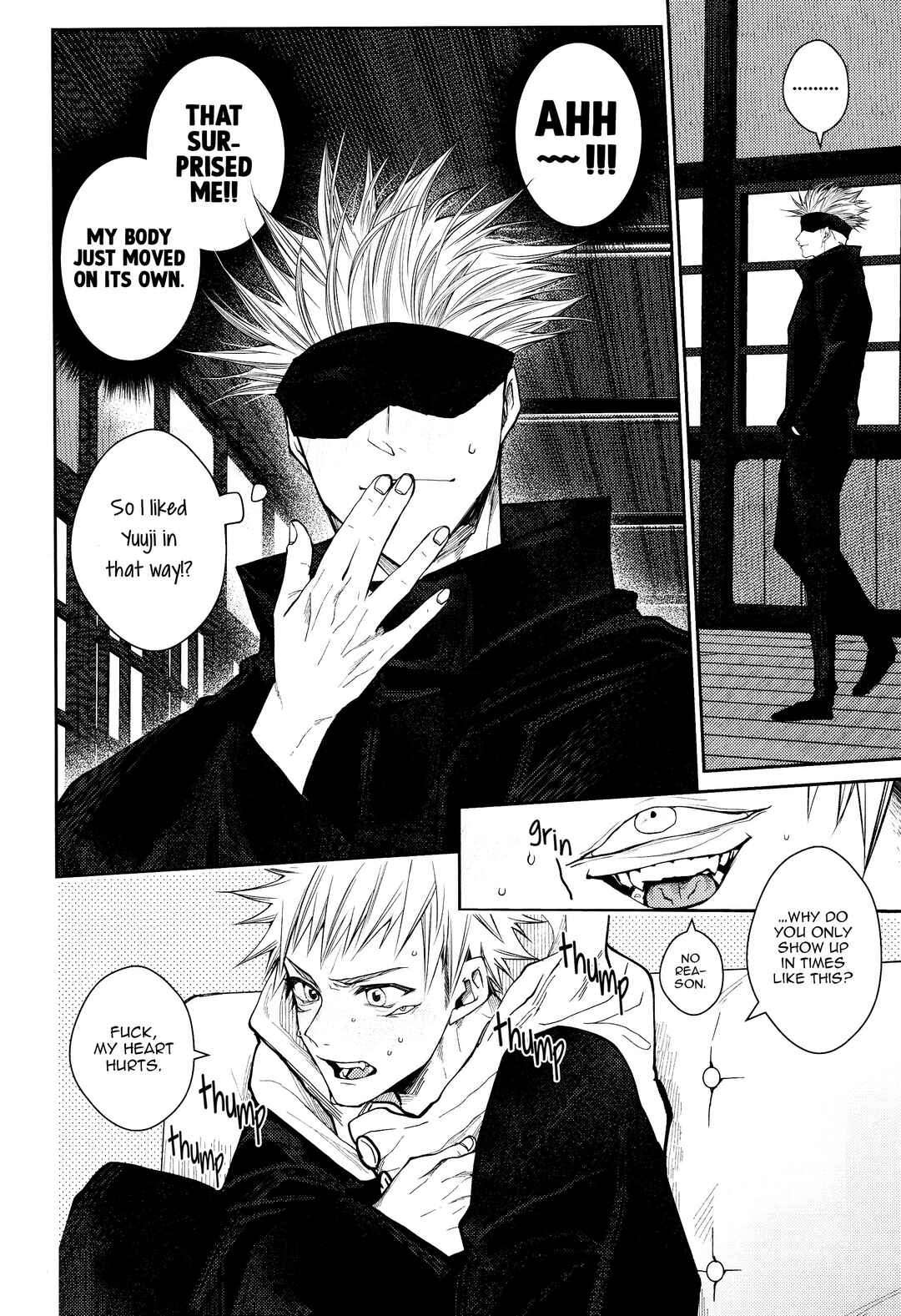 Page 5 Chapter Unknown_0a6a Jujutsu Kaisen - Kiss Me Tender Plus!! (Doujinshi)