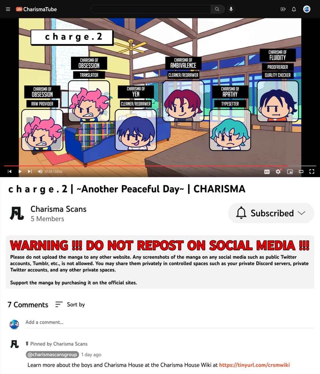 Page 11 Chapter 2 CHARISMA ~Another Peaceful Day~