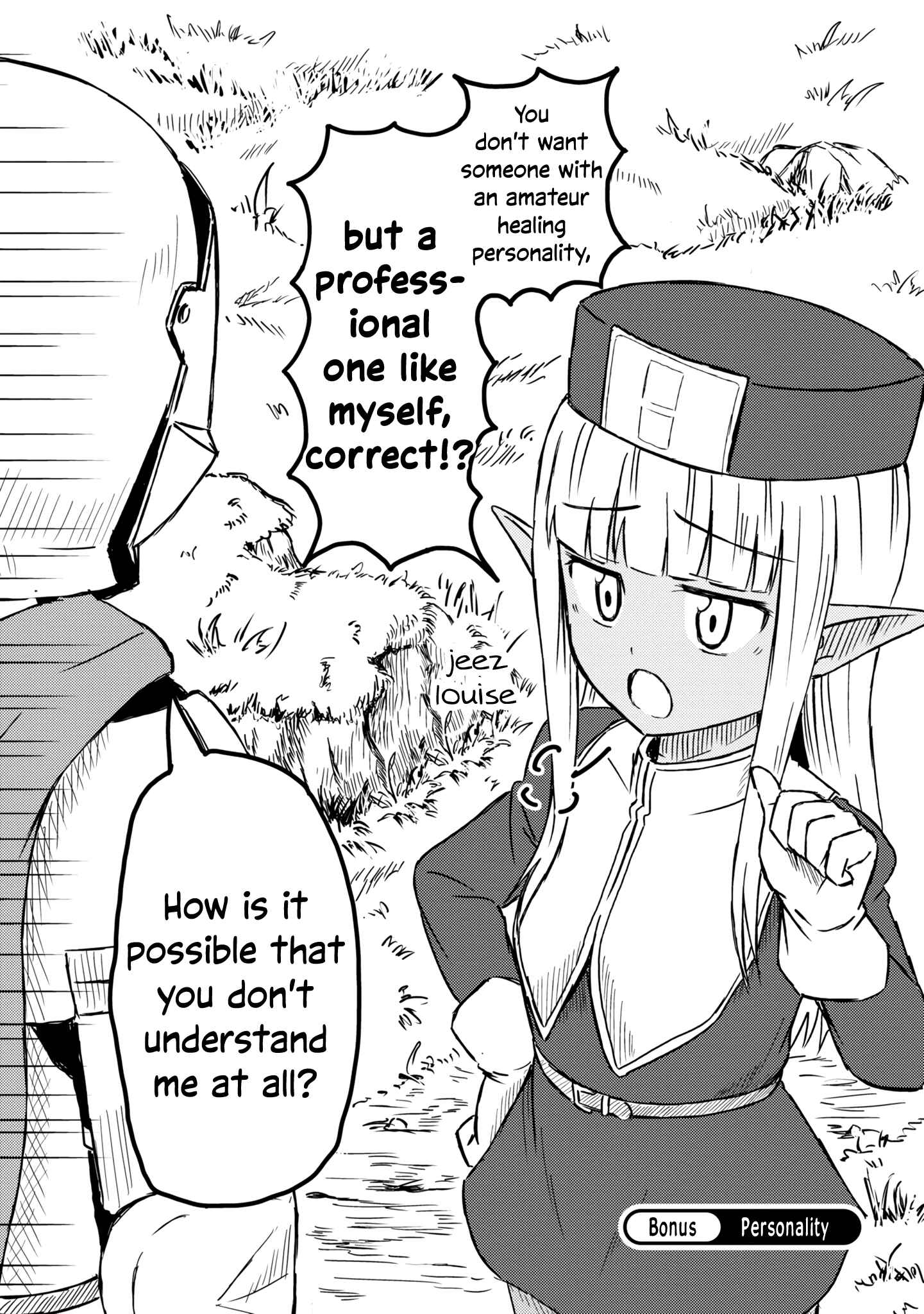 Page 3 Chapter 20.1 Kono Healer, Mendokusai