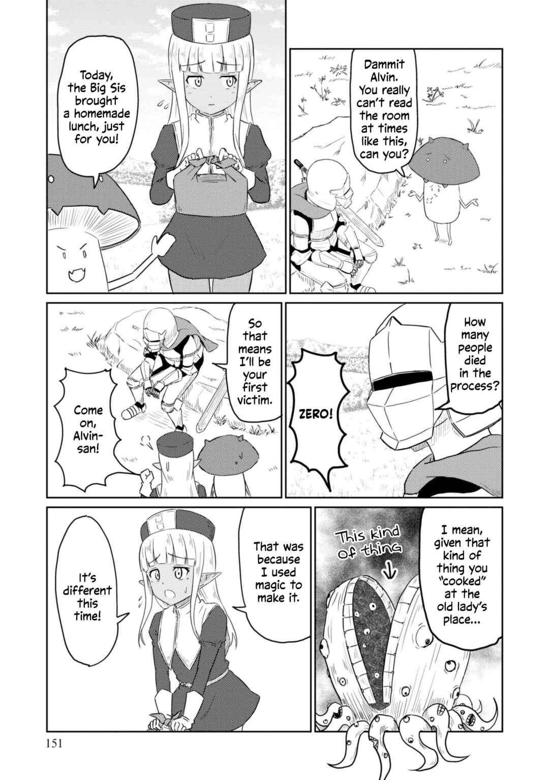 Page 4 Chapter 31.5 Kono Healer, Mendokusai