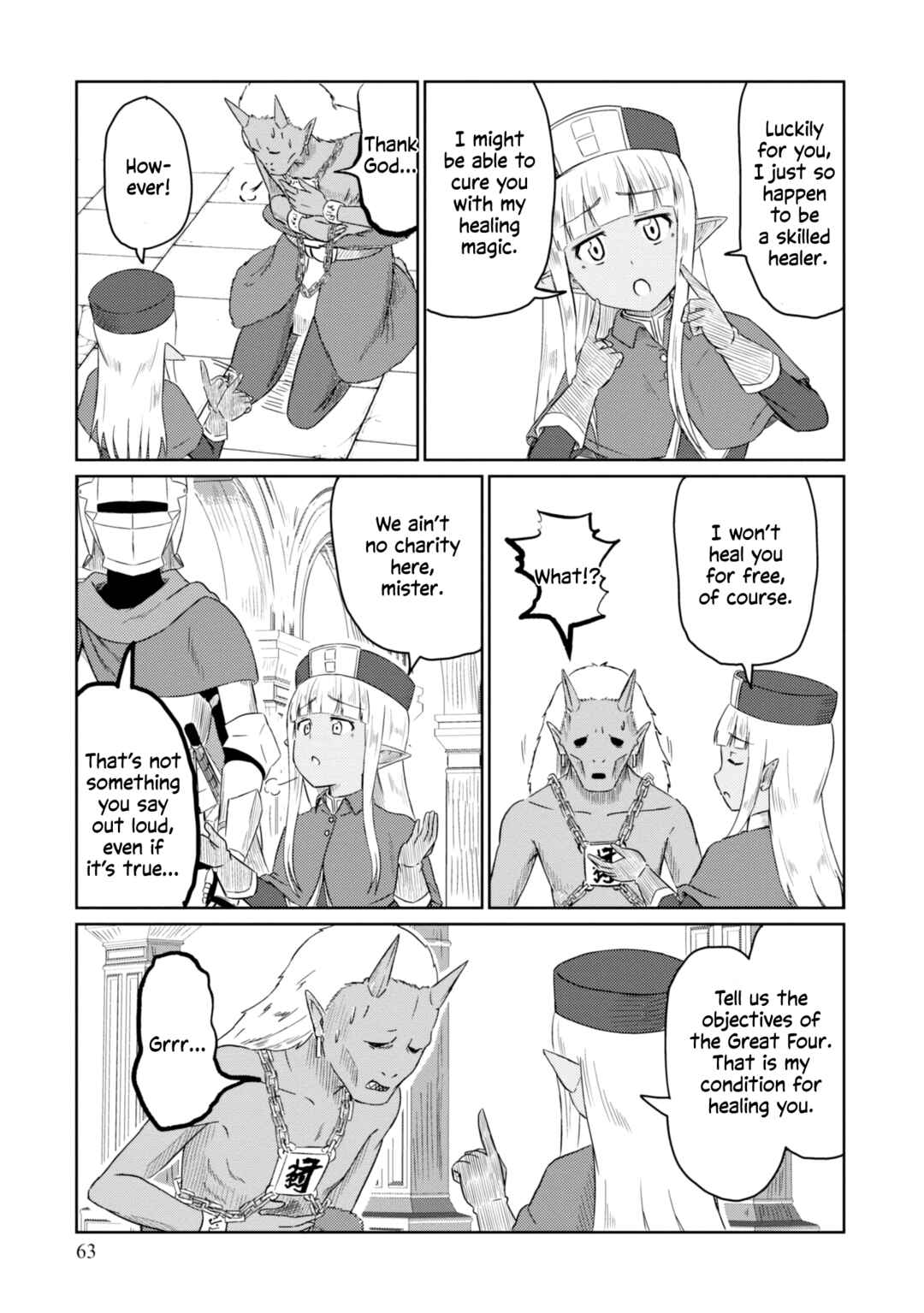 Page 8 Chapter 36 Kono Healer, Mendokusai