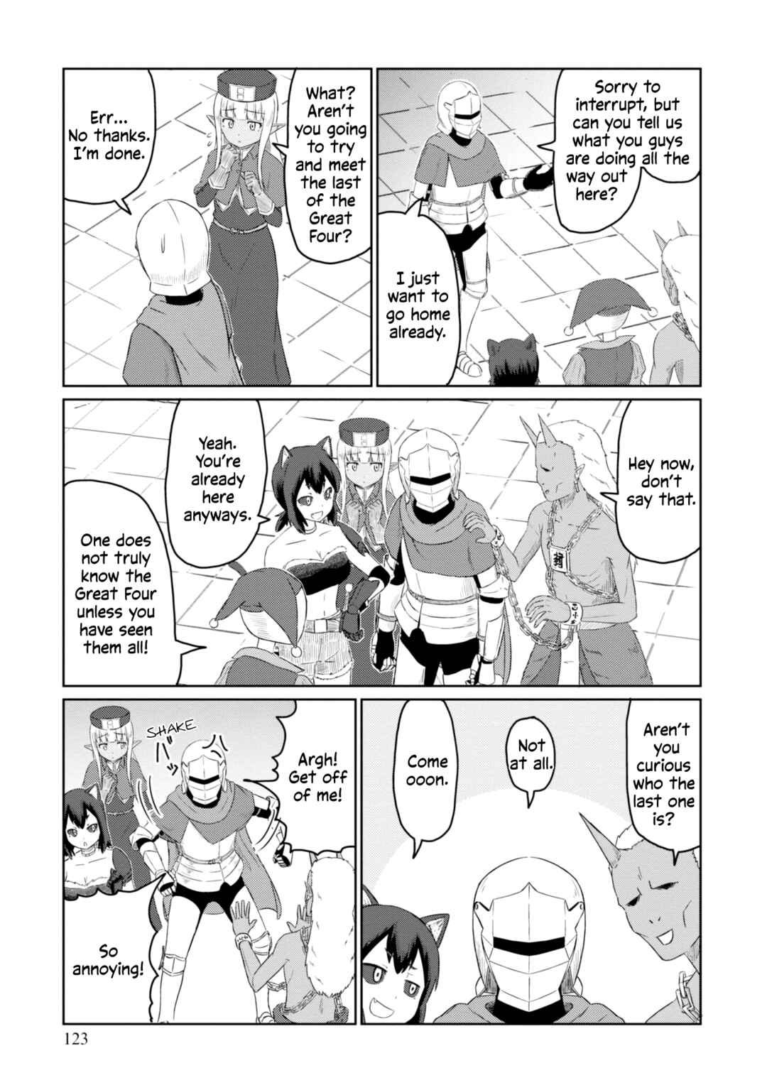 Page 4 Chapter 41 Kono Healer, Mendokusai