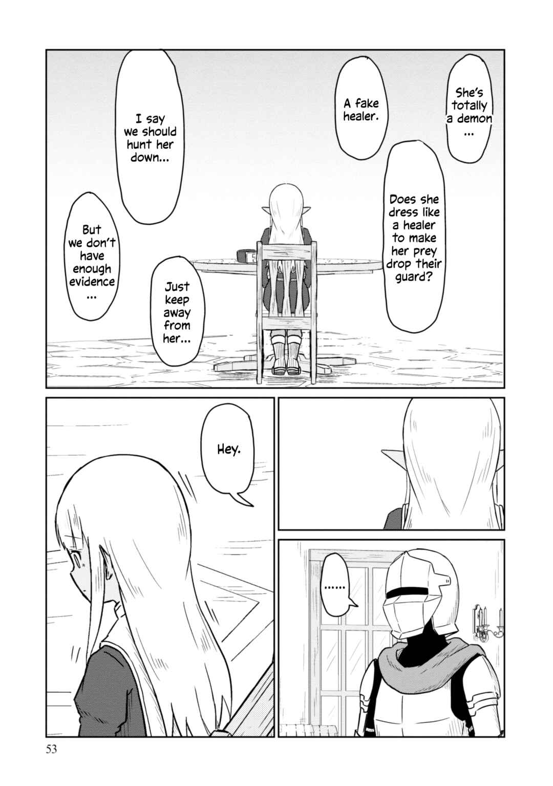 Page 8 Chapter 45 Kono Healer, Mendokusai