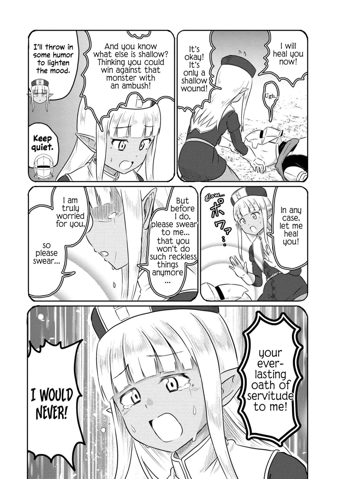 Page 10 Chapter 57 Kono Healer, Mendokusai