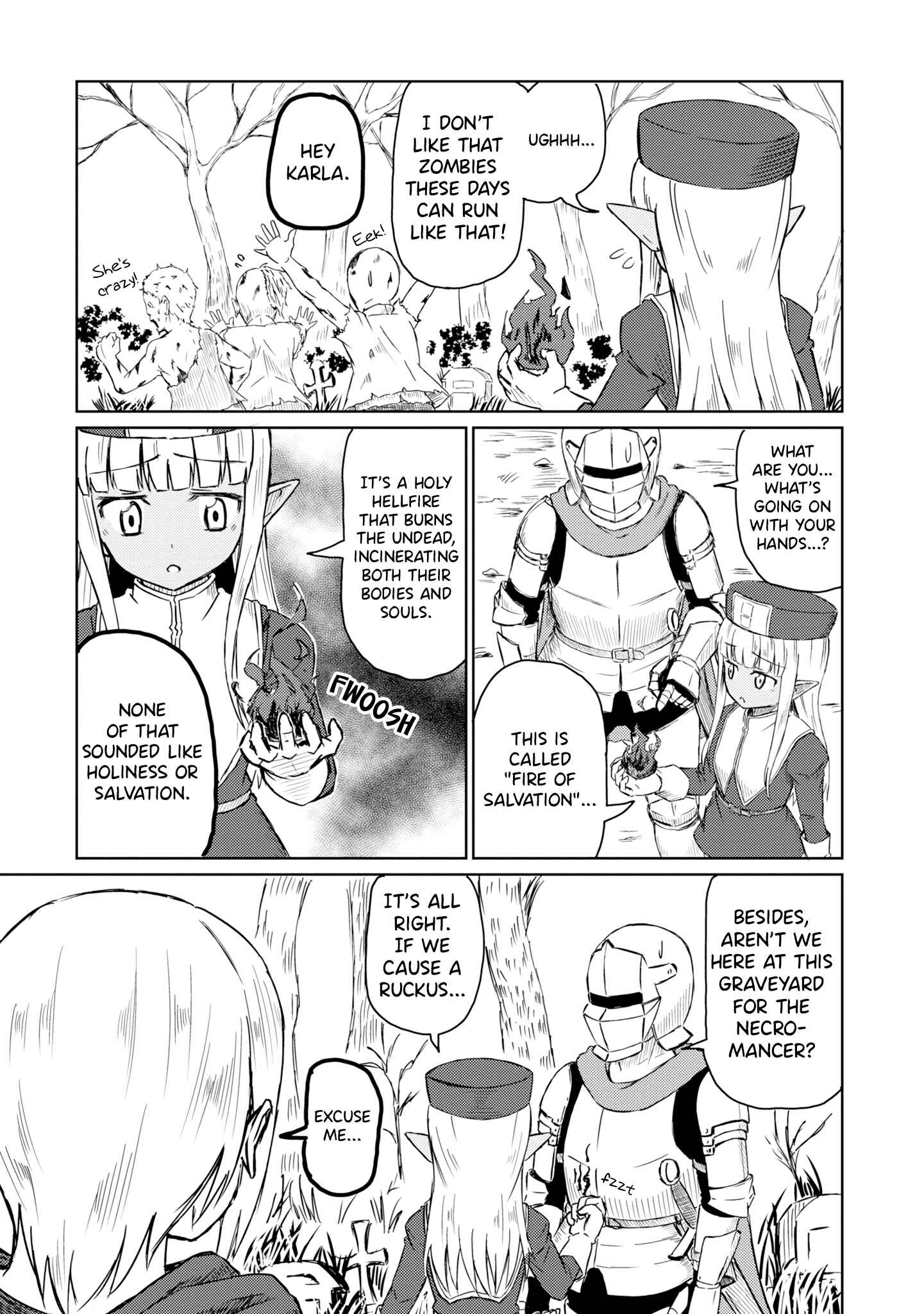 Page 4 Chapter 17 Kono Healer, Mendokusai