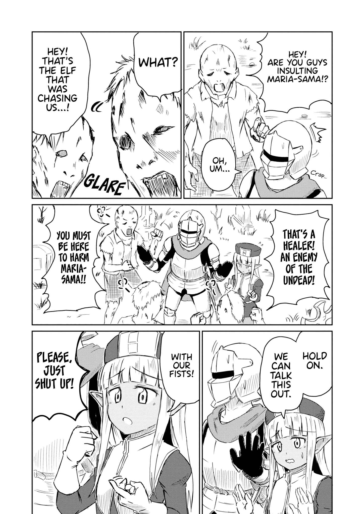 Page 9 Chapter 17 Kono Healer, Mendokusai