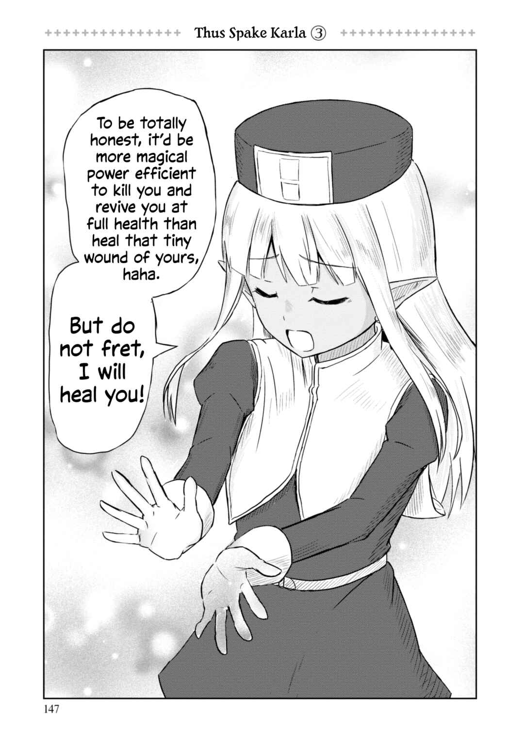 Page 4 Chapter 50.3 Kono Healer, Mendokusai