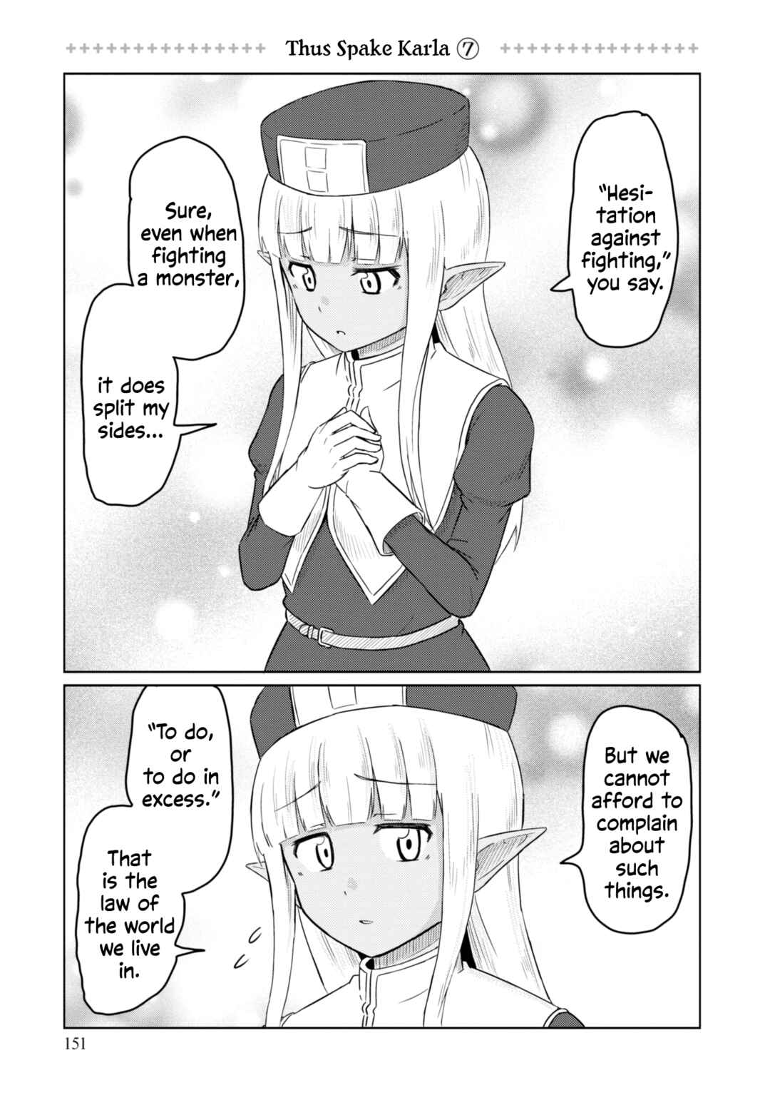 Page 8 Chapter 50.3 Kono Healer, Mendokusai