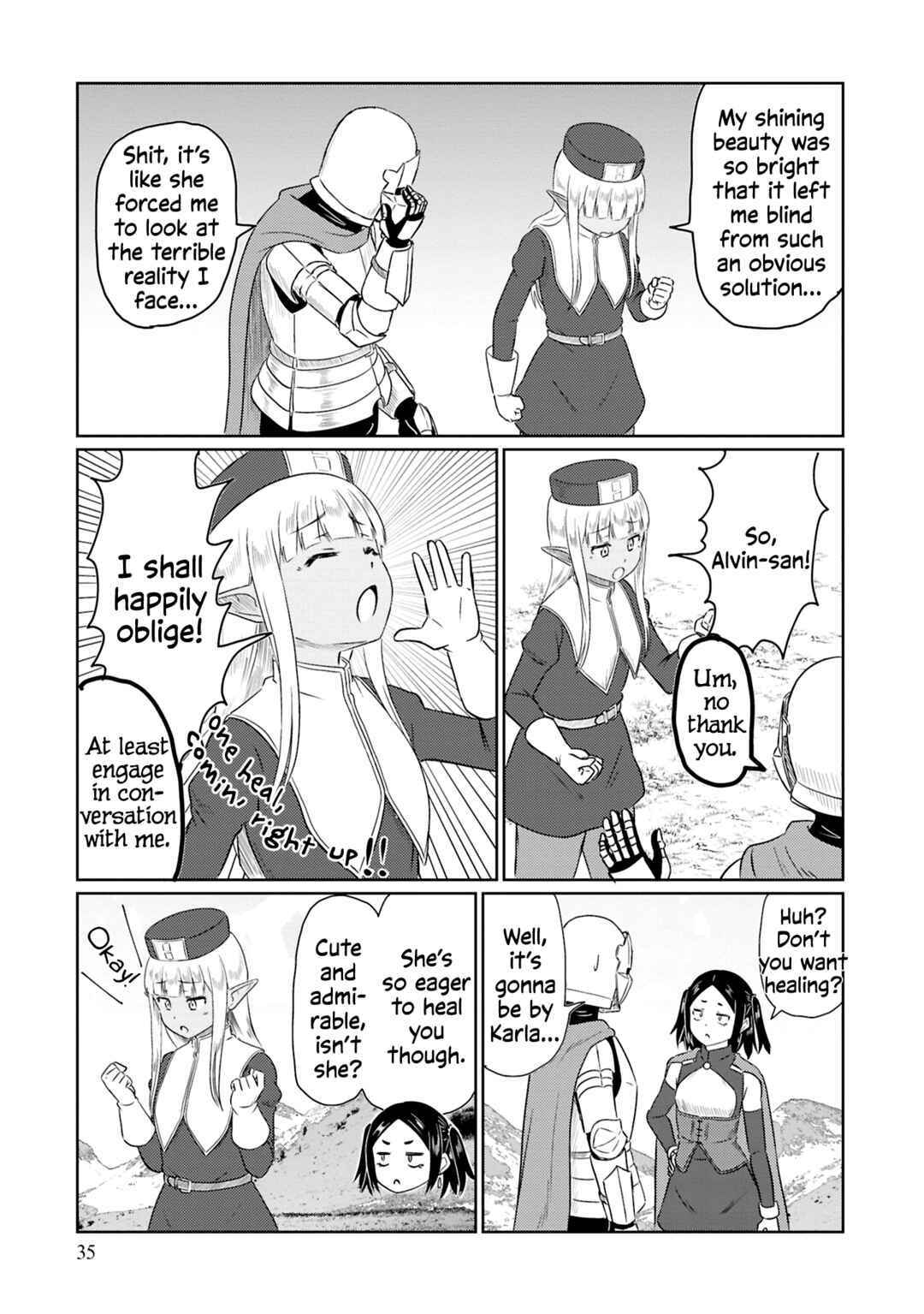 Page 4 Chapter 71 Kono Healer, Mendokusai