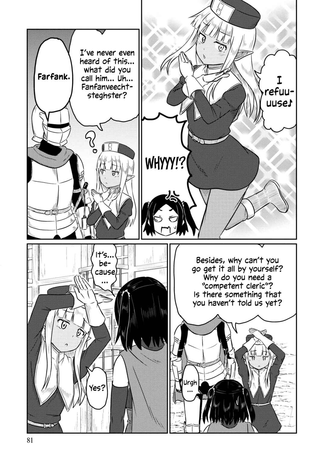 Page 10 Chapter 56 Kono Healer, Mendokusai