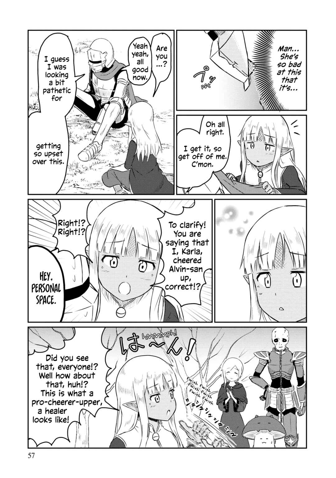 Page 12 Chapter 54 Kono Healer, Mendokusai