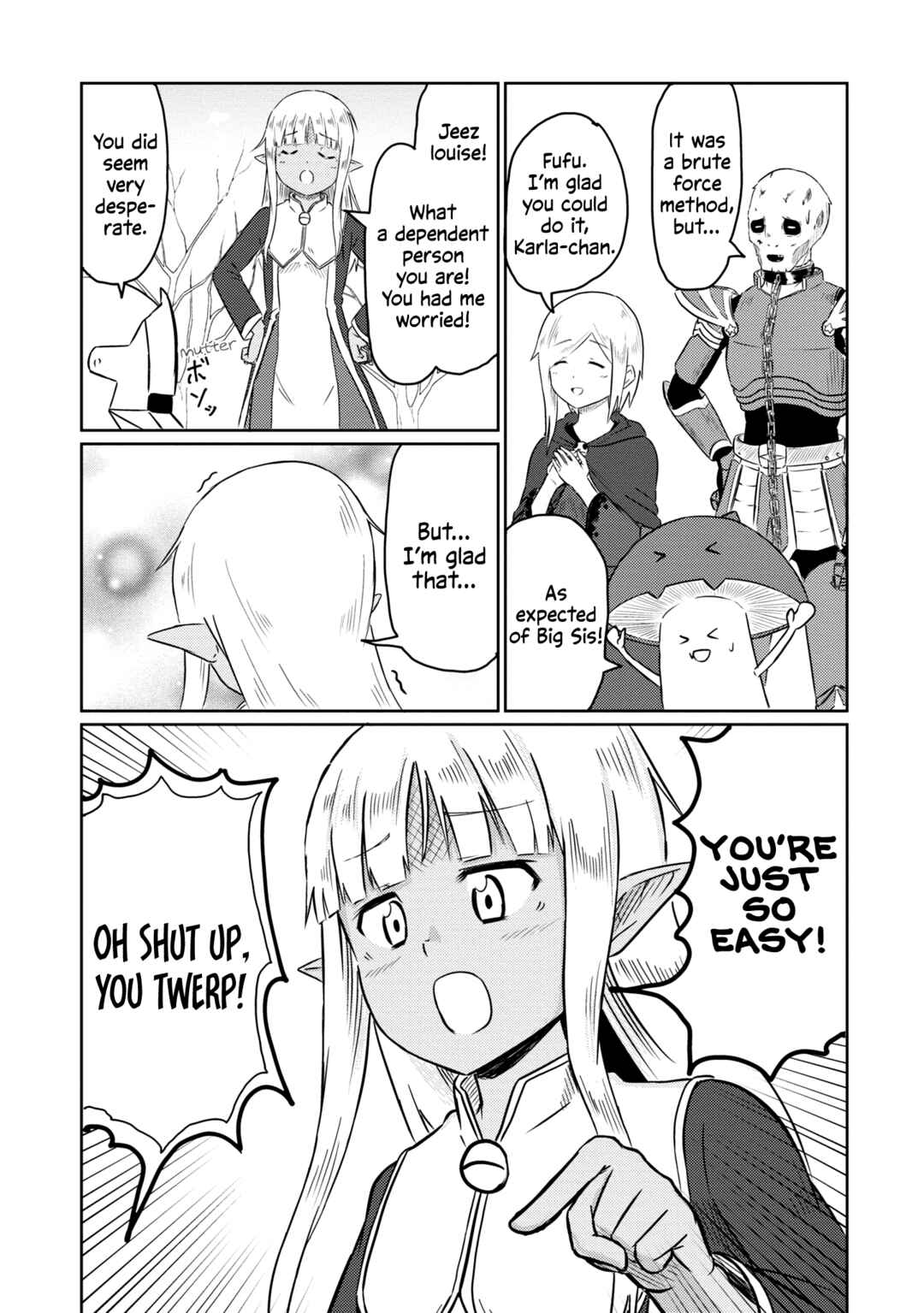 Page 13 Chapter 54 Kono Healer, Mendokusai