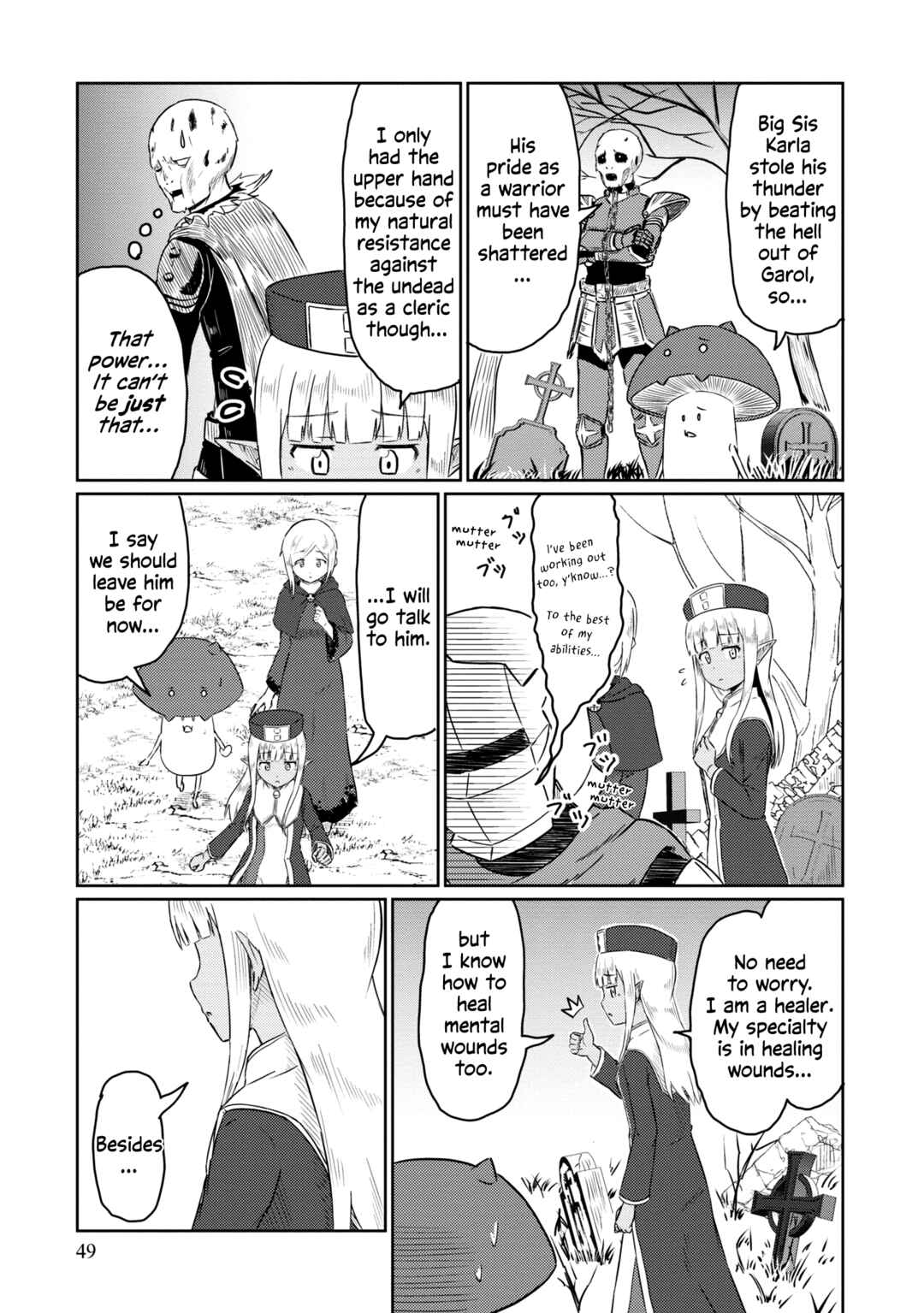 Page 4 Chapter 54 Kono Healer, Mendokusai