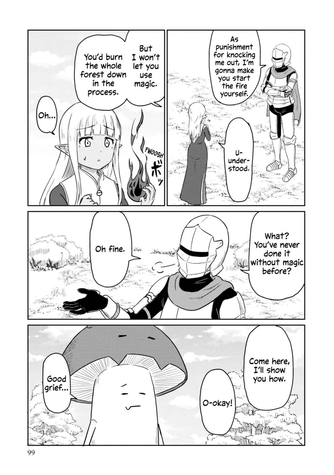 Page 12 Chapter 48 Kono Healer, Mendokusai