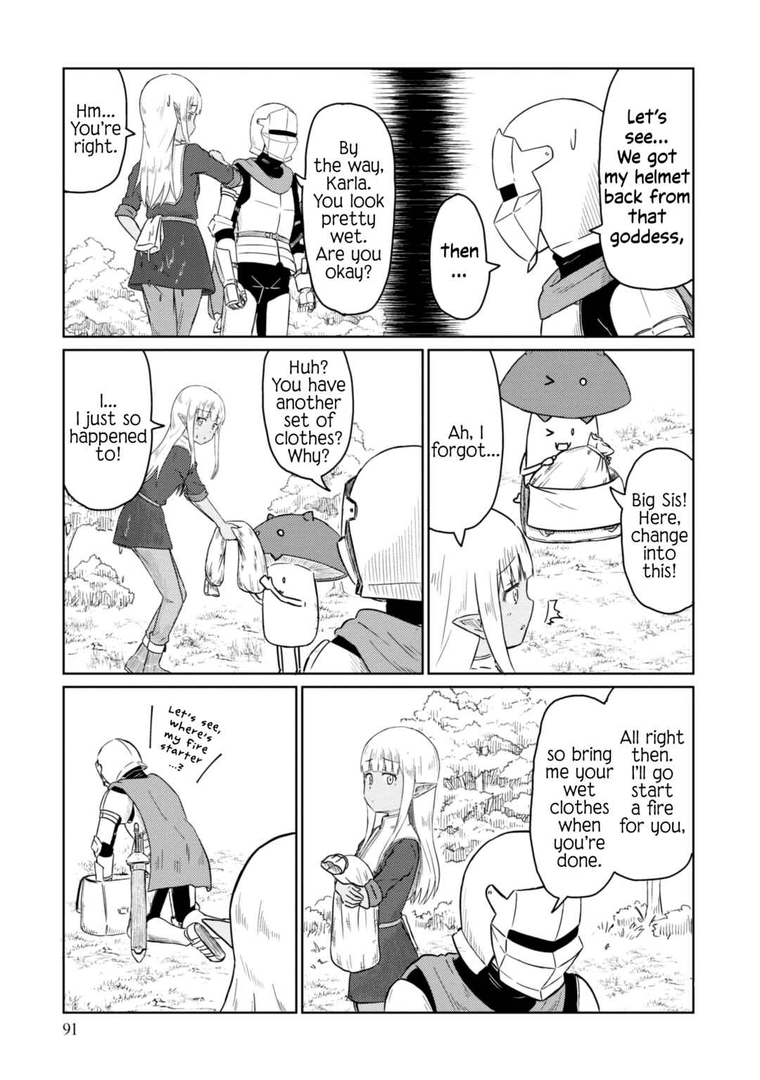 Page 4 Chapter 48 Kono Healer, Mendokusai