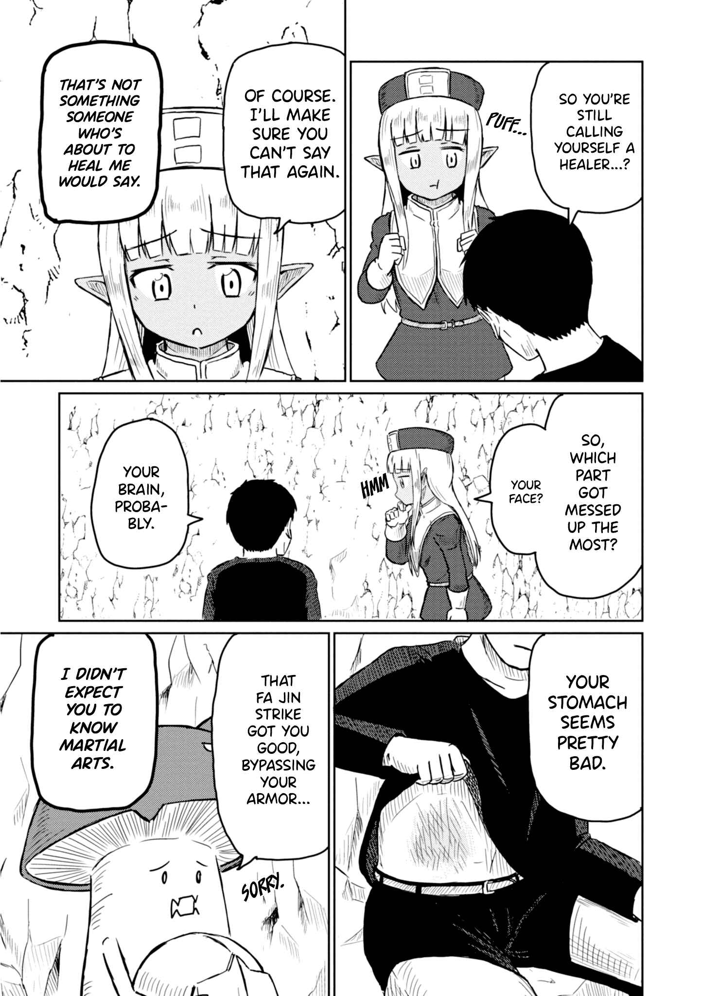 Page 6 Chapter 7 Kono Healer, Mendokusai
