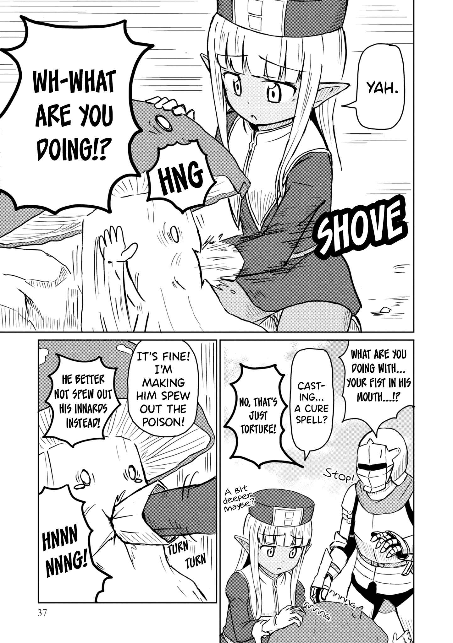 Page 10 Chapter 13 Kono Healer, Mendokusai