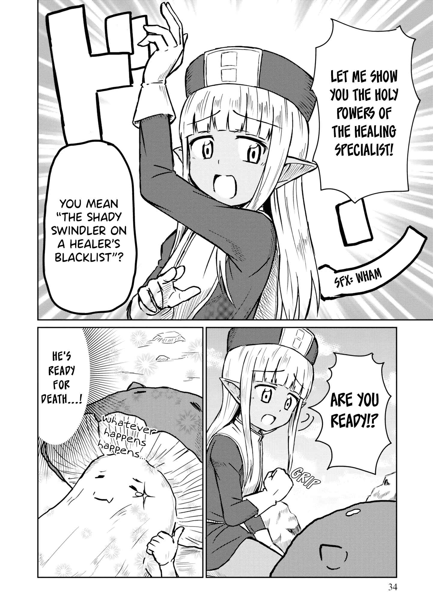 Page 7 Chapter 13 Kono Healer, Mendokusai