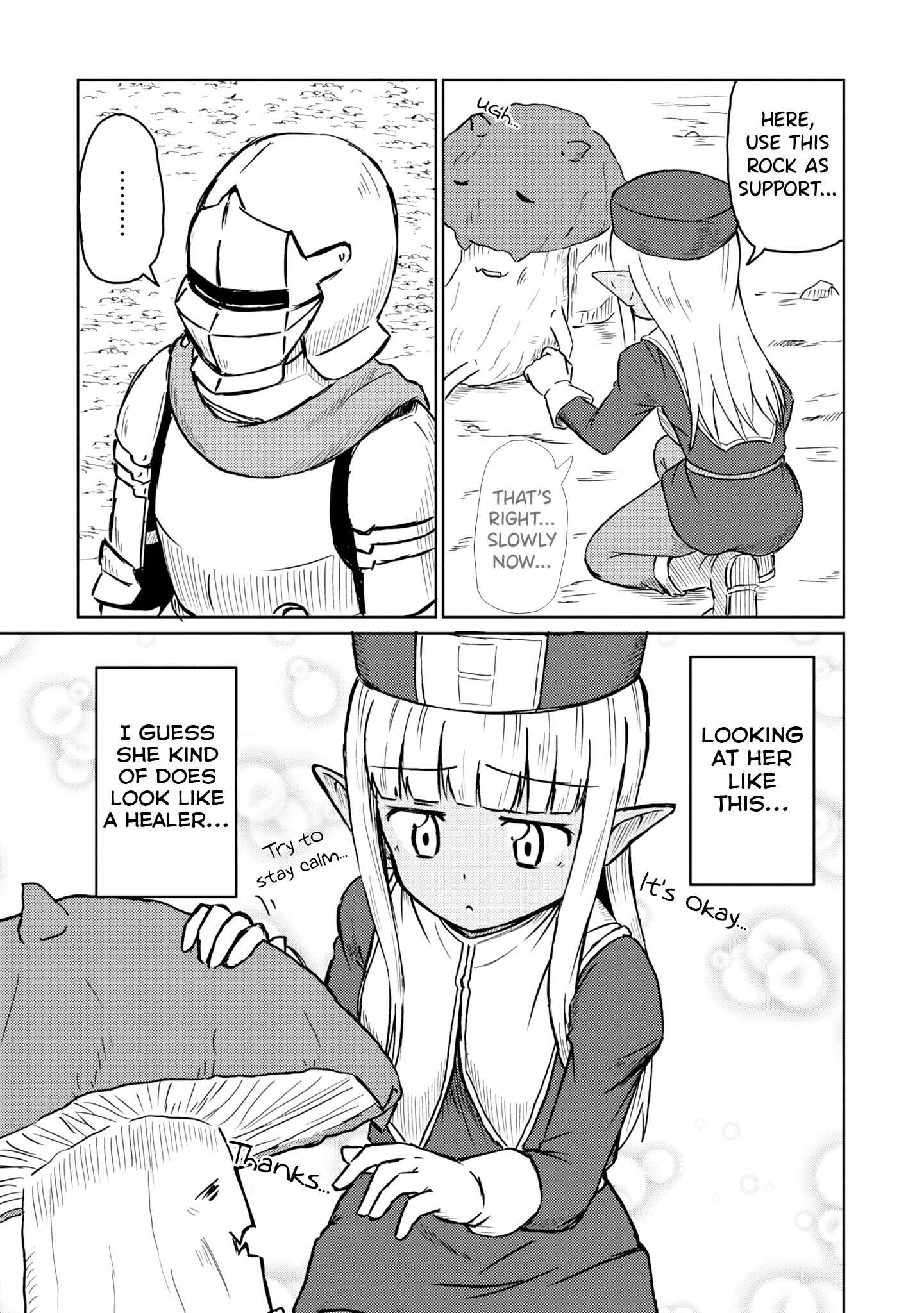 Page 8 Chapter 13 Kono Healer, Mendokusai