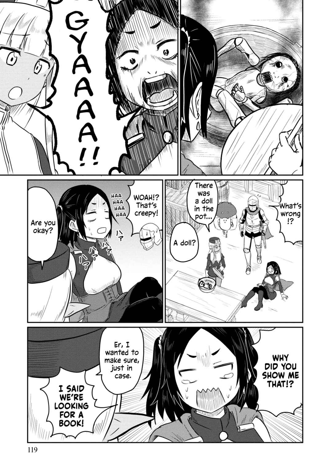 Page 12 Chapter 58 Kono Healer, Mendokusai