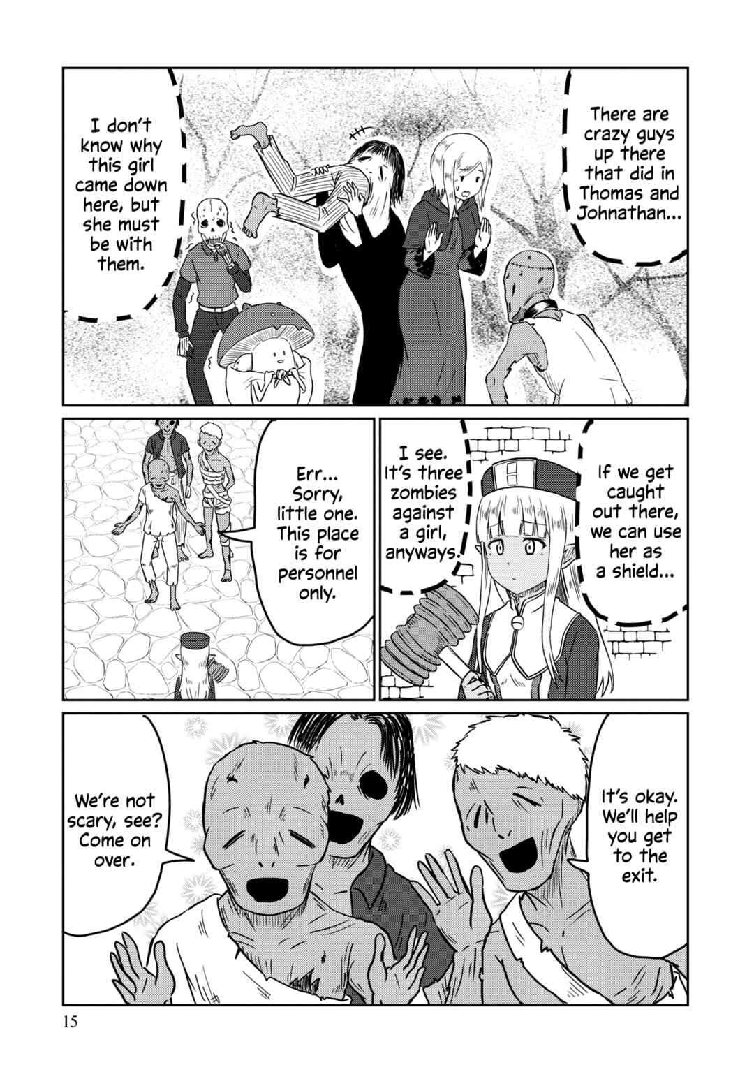 Page 10 Chapter 51 Kono Healer, Mendokusai