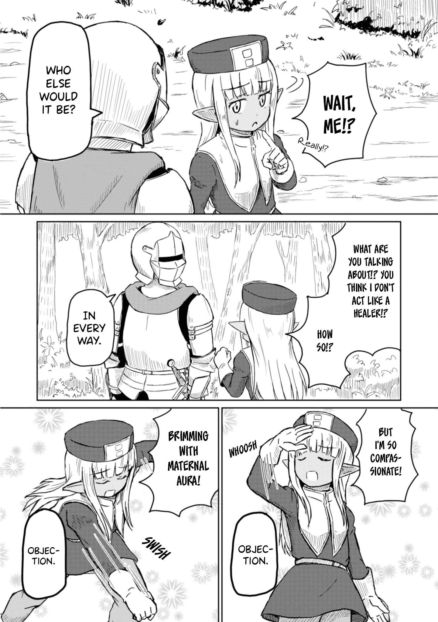 Page 4 Chapter 5 Kono Healer, Mendokusai