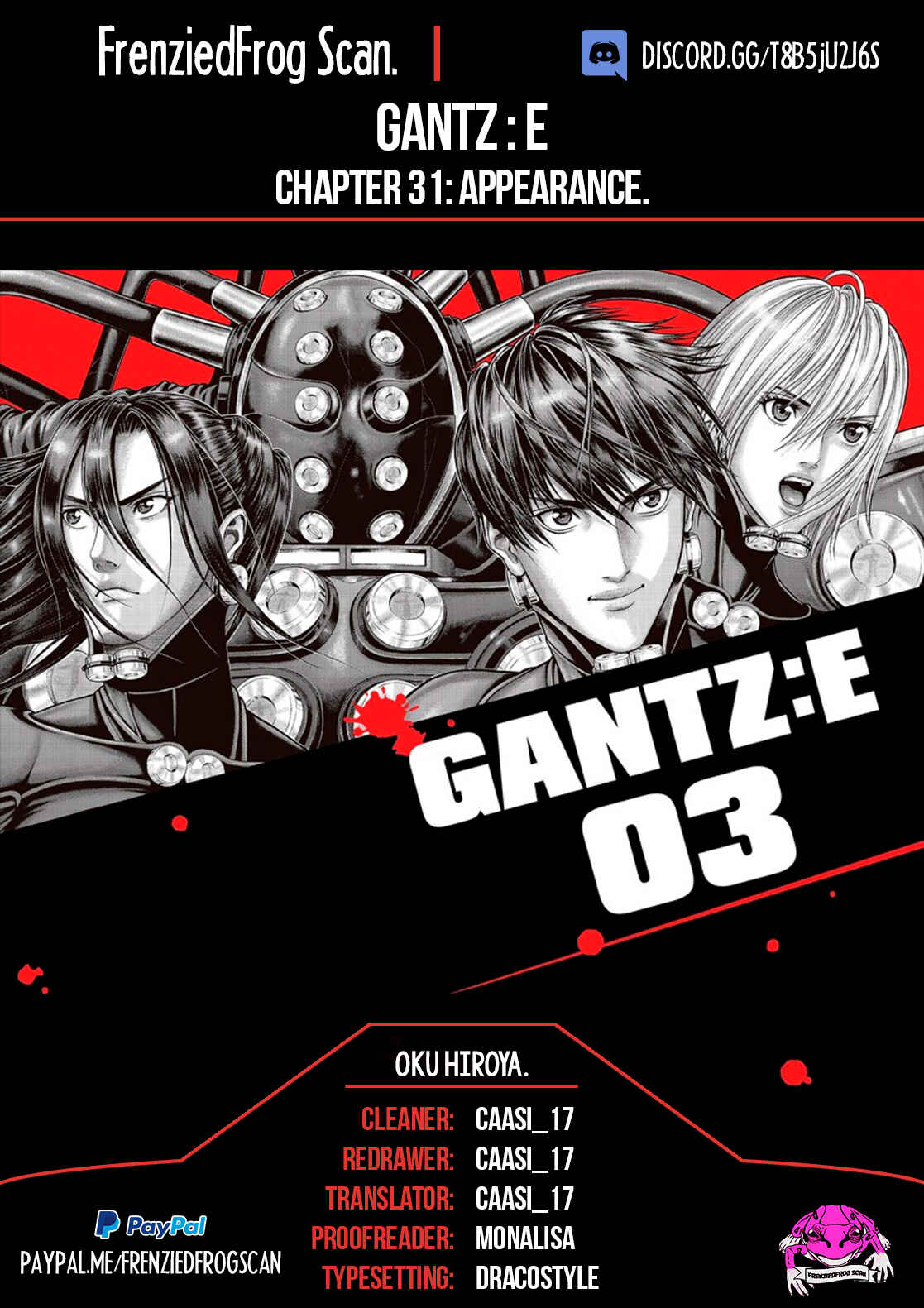 Page 1 Chapter 31 Gantz: E