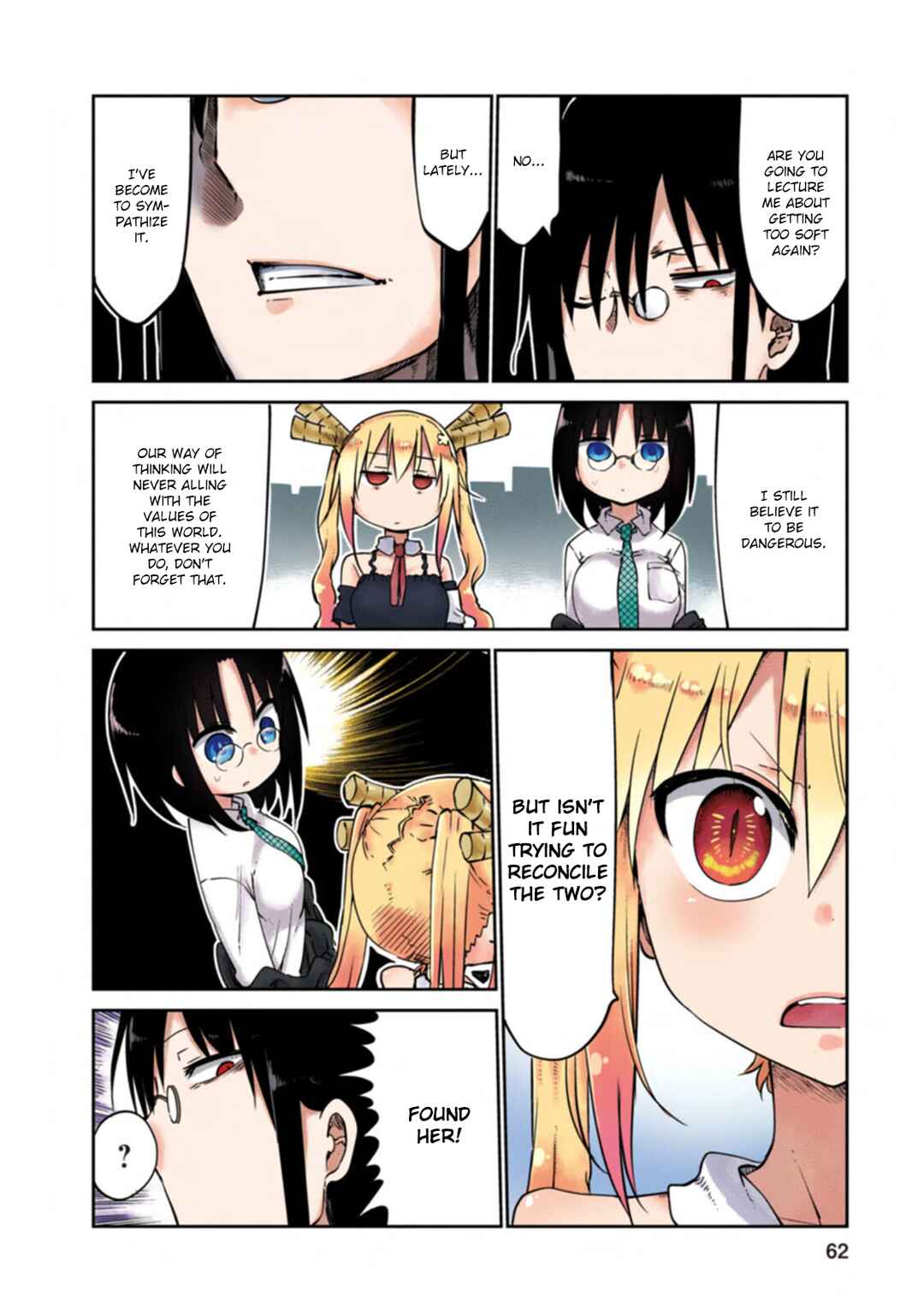 Page 14 Chapter 4 Kobayashi-san Chi no Maid Dragon (Official Colored)
