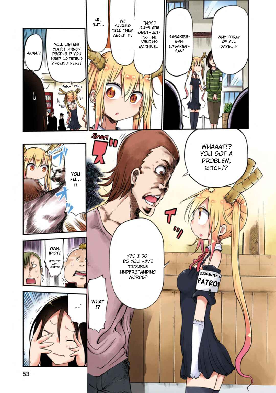 Page 5 Chapter 4 Kobayashi-san Chi no Maid Dragon (Official Colored)