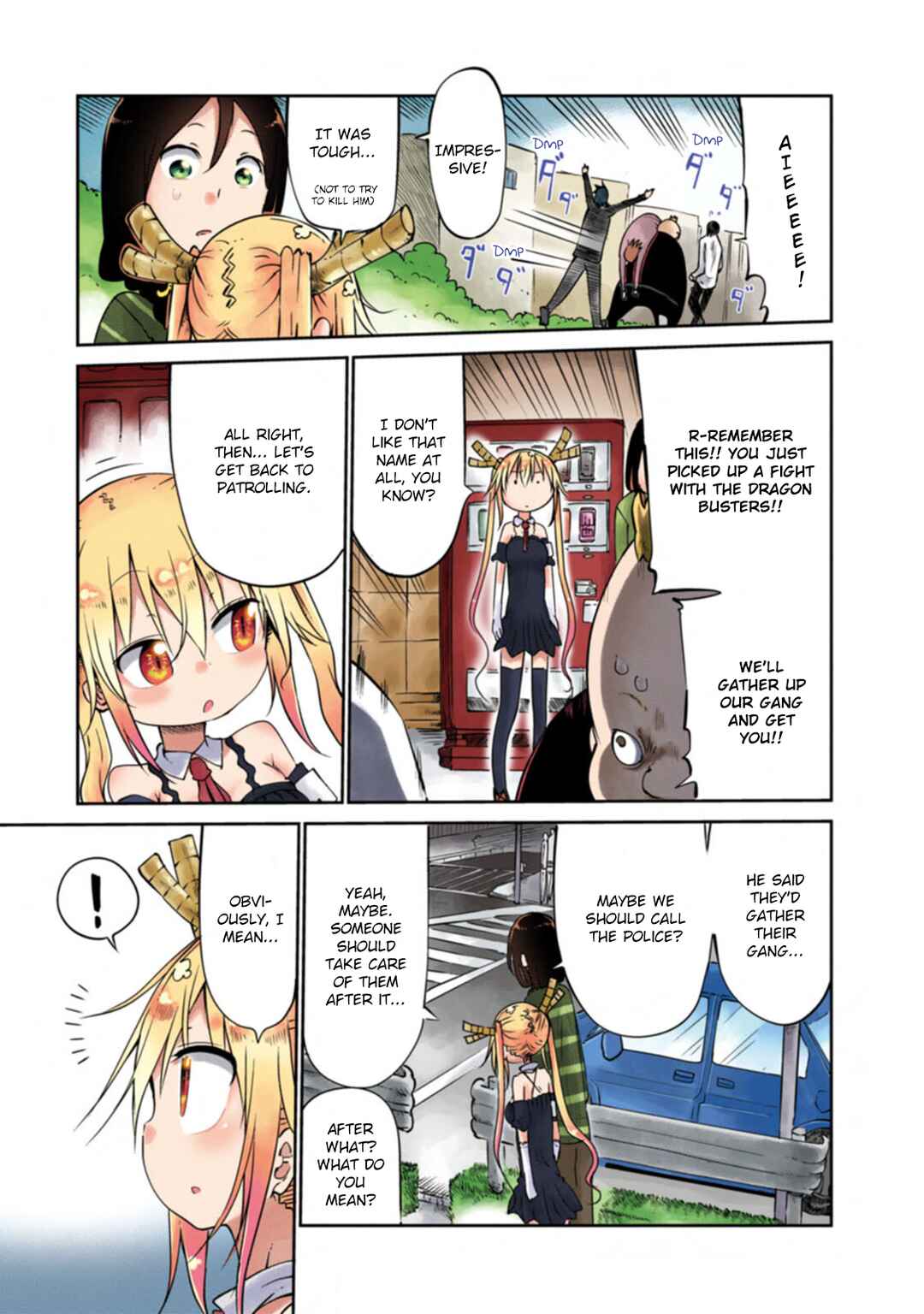 Page 7 Chapter 4 Kobayashi-san Chi no Maid Dragon (Official Colored)