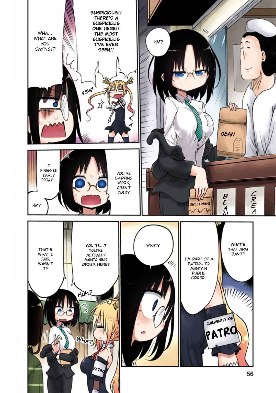 Page 8 Chapter 4 Kobayashi-san Chi no Maid Dragon (Official Colored)