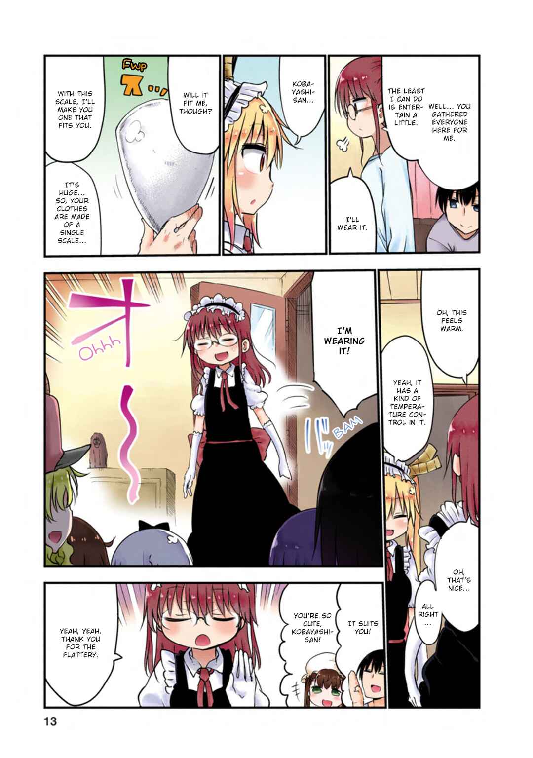 Page 10 Chapter 1 Kobayashi-san Chi no Maid Dragon (Official Colored)