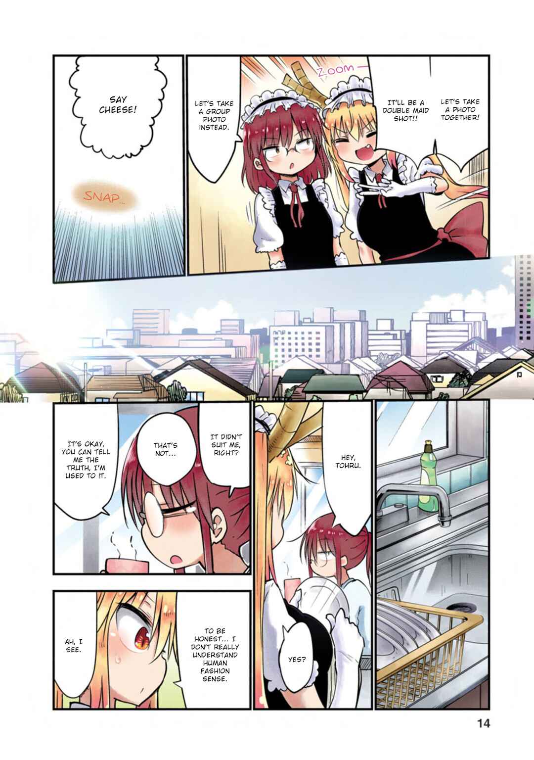 Page 11 Chapter 1 Kobayashi-san Chi no Maid Dragon (Official Colored)