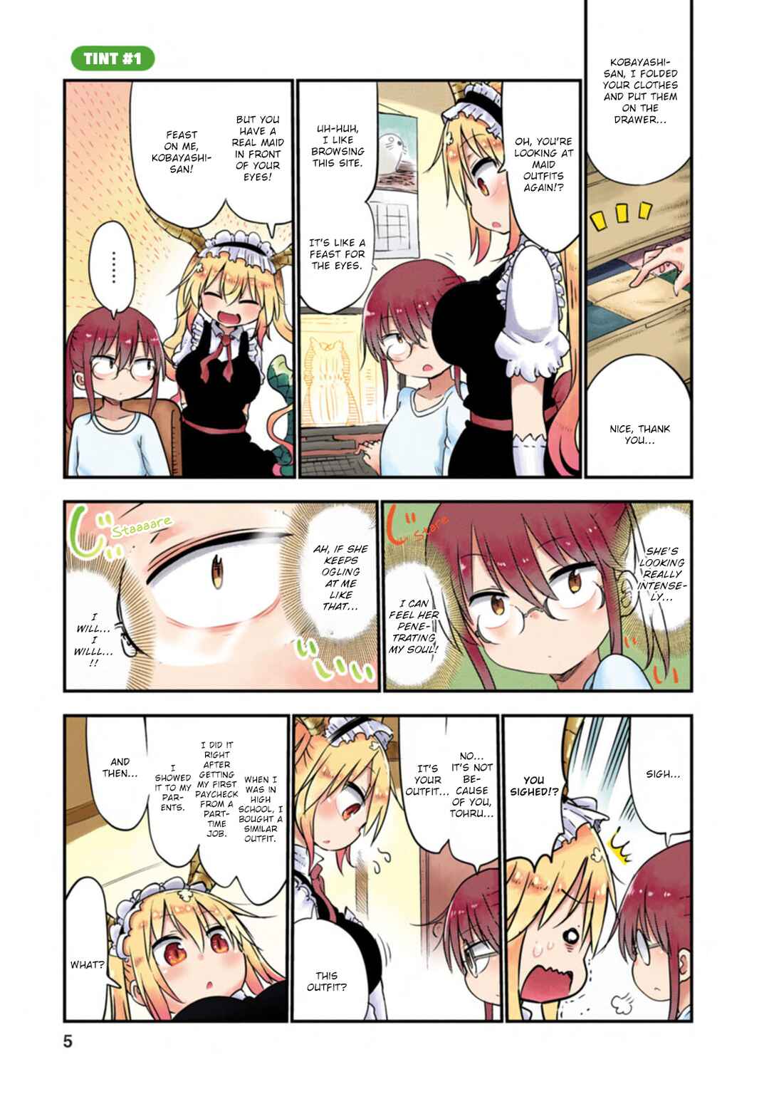 Page 2 Chapter 1 Kobayashi-san Chi no Maid Dragon (Official Colored)