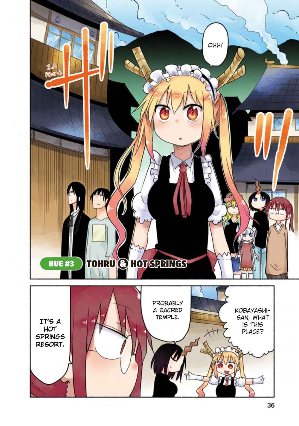 Page 2 Chapter 3 Kobayashi-san Chi no Maid Dragon (Official Colored)