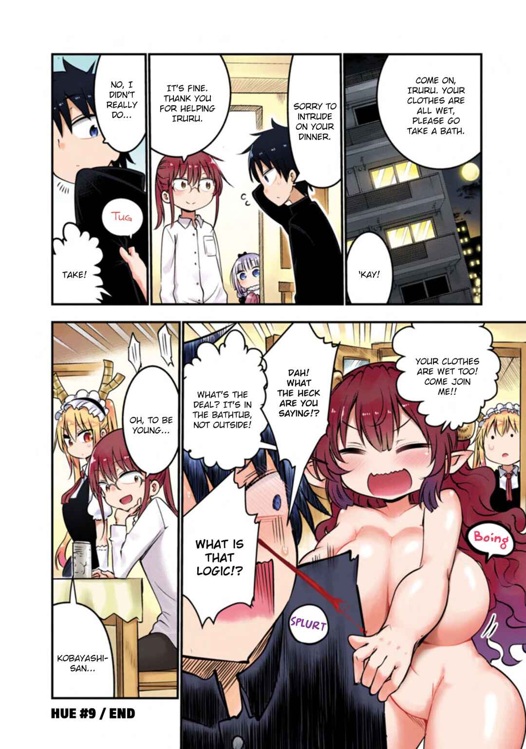 Page 12 Chapter 9 Kobayashi-san Chi no Maid Dragon (Official Colored)